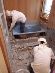 戸建て在来浴室からユニットバスへの交換 戸建て在来浴室からユニットバスへの交換